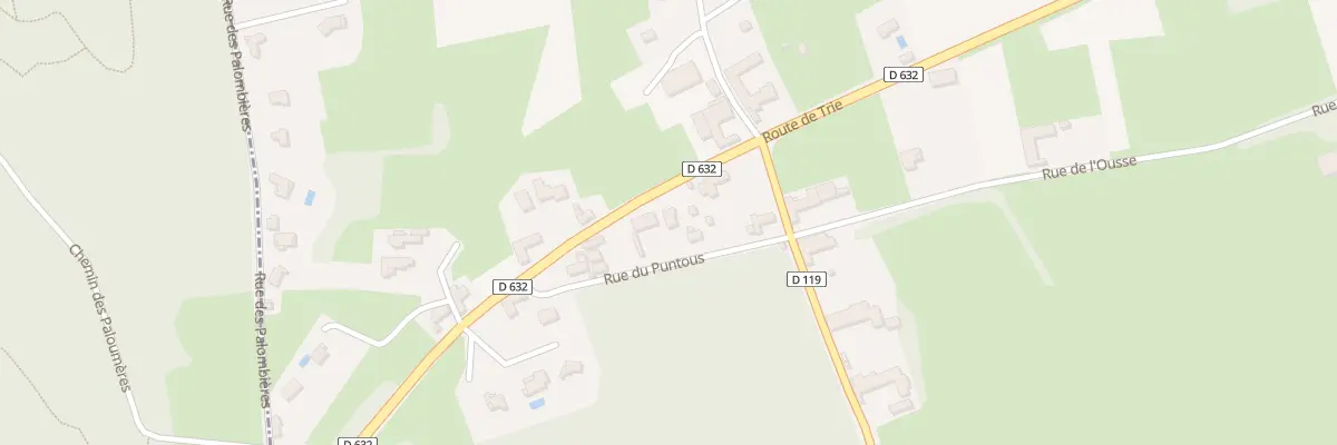 Plan du 8 Rte de Trie à Sarrouilles