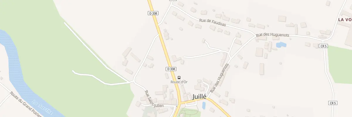 Plan du 5 Rte d’Or à Juillé
