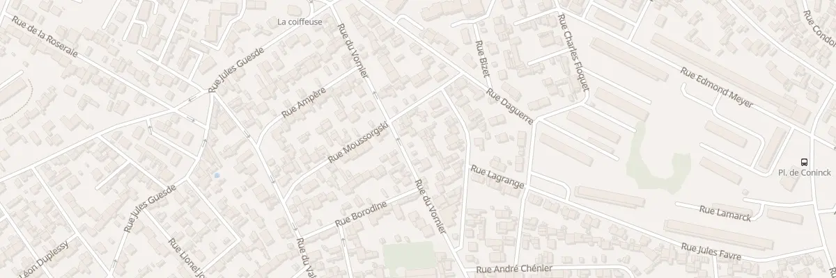 Plan du 40 Rue du Vornier au Havre