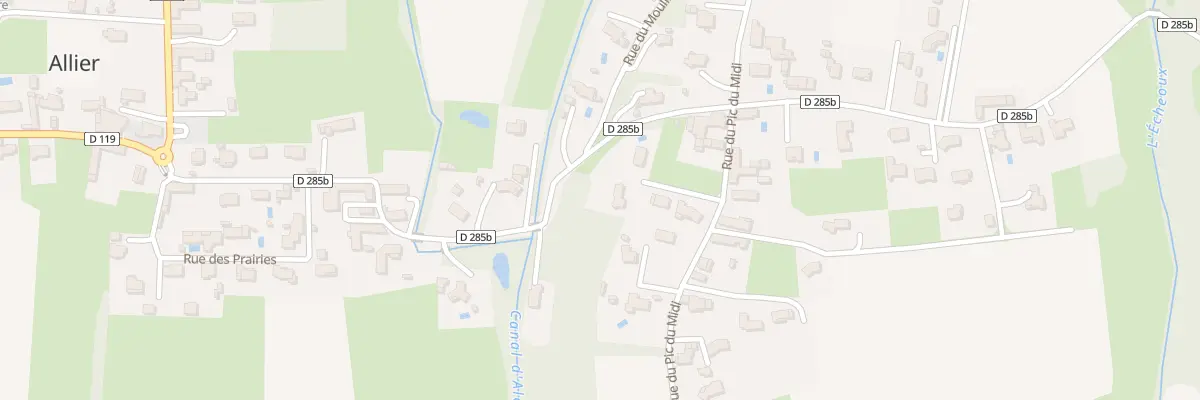 Plan du 50B Rue du Pic du Midi à Allier