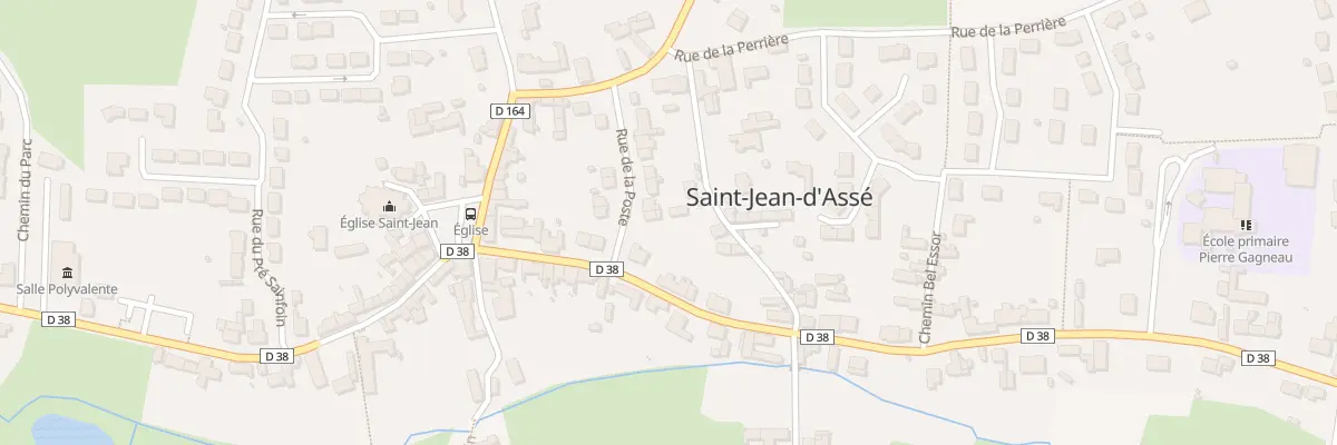Plan du 2 Rue de la Poste à Saint-Jean-d’Assé