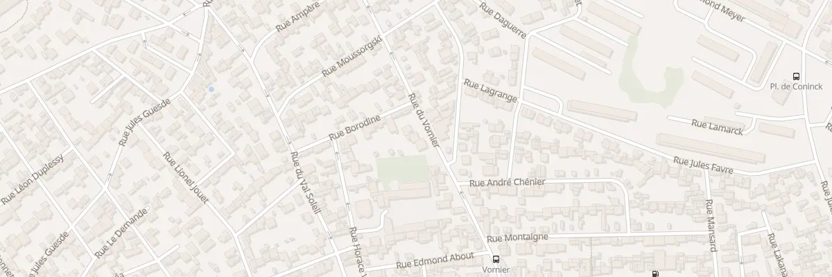 Plan du 29 Rue du Vornier au Havre