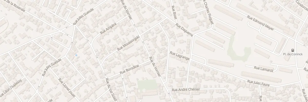 Plan du 34 Rue du Vornier au Havre
