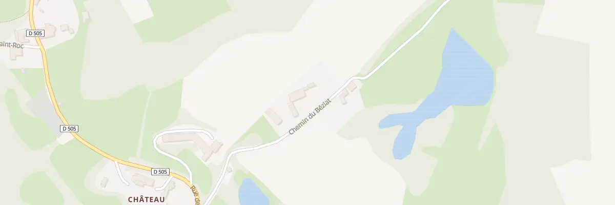 Plan du 9 Che du Béziat à Monfaucon