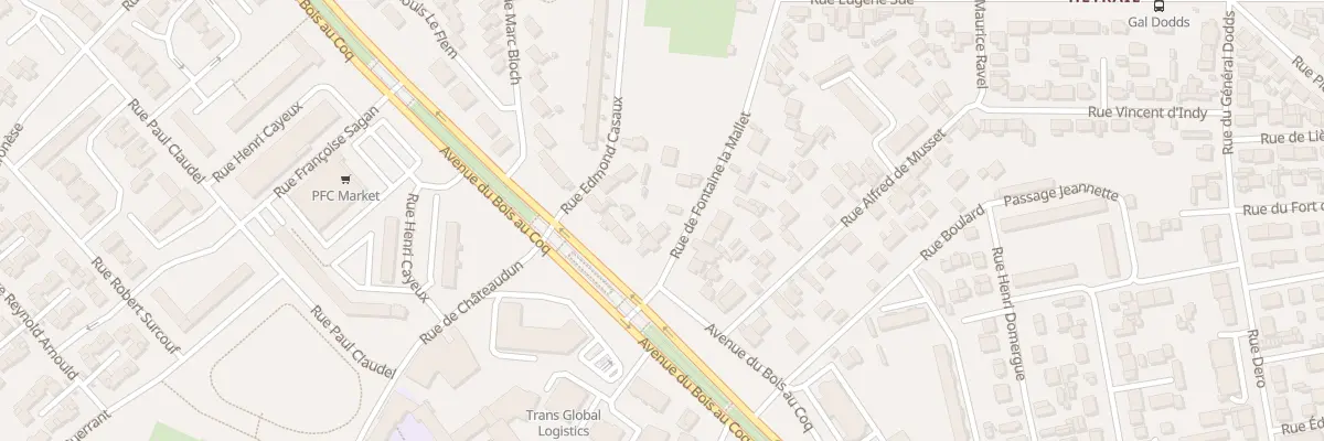 Plan du 7 Rue de Fontaine la Mallet au Havre