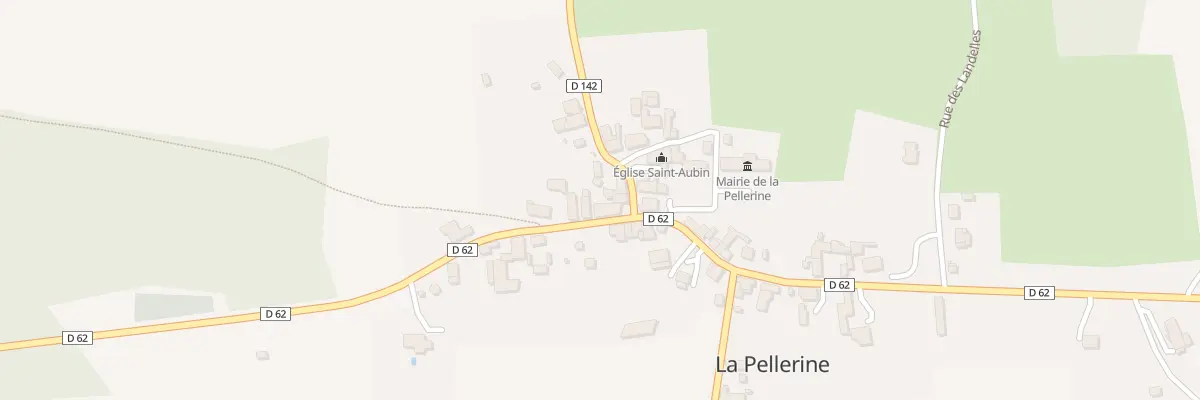 Plan du 1 Rte de Noyant à La Pellerine