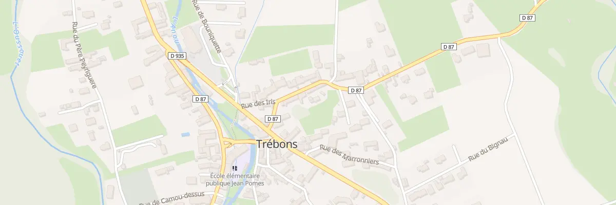Plan du 4 Rue de l’Adour à Trébons