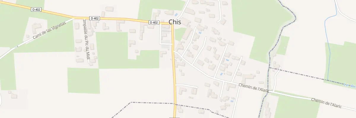 Plan du 1 Rue des Platanes à Chis