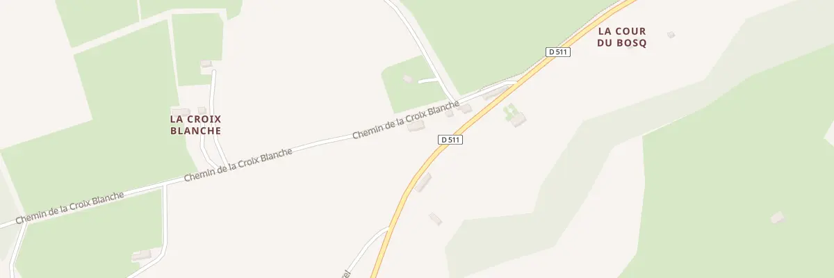 Plan du 5079 Cour de la Croix Blanche au Mesnil-Simon