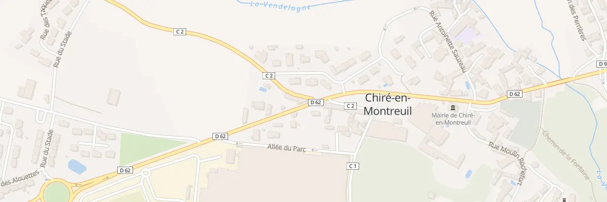 Plan du 5 Rue de la Guinterie à Chiré-en-Montreuil