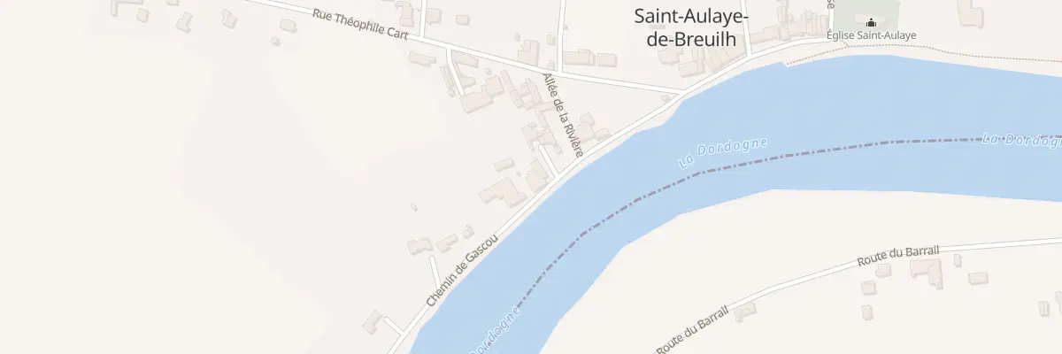 Plan du 385 Saint Aulaye à Saint-Antoine-de-Breuilh