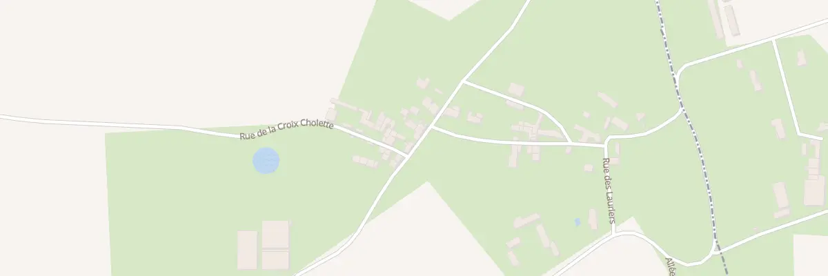 Plan du 11 Rue de la Croix Cholette à Messé