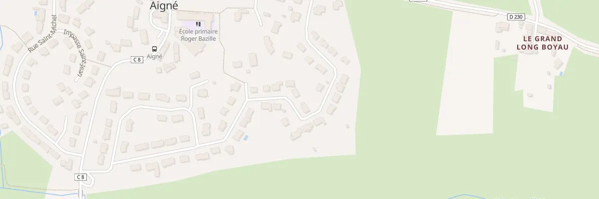 Plan du 12 All des Pentes de l’Antonniere à Aigné