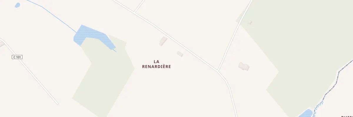 Plan du 1 La Renardiere à Saint-Vivien-de-Monségur