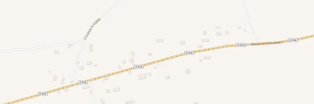 Plan du 28 Rte de Vimoutiers à Crouttes
