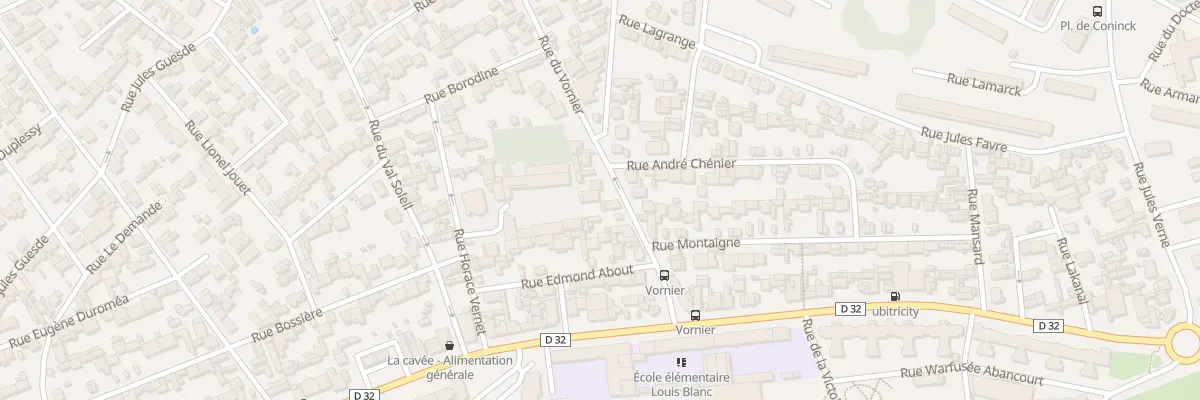 Plan du 15 Rue du Vornier au Havre