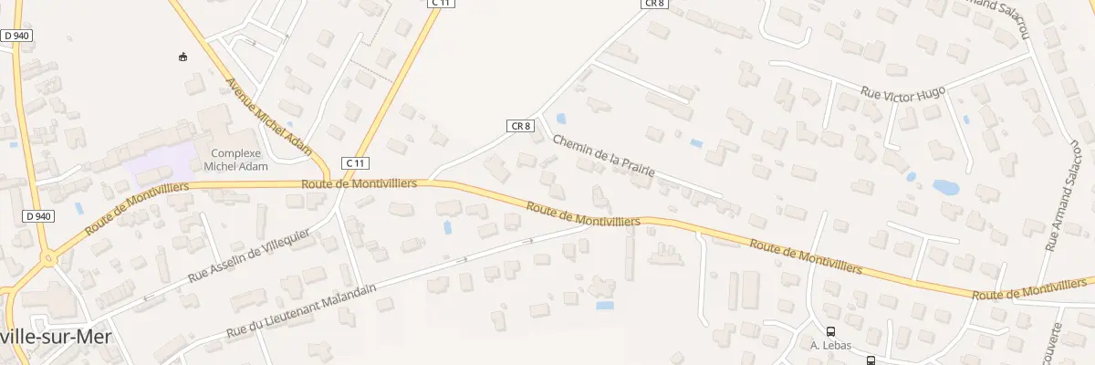 Plan du 7010 Rte de Montivilliers à Octeville-sur-Mer