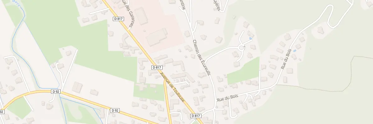 Plan du 3B Che des Ecureuils à Barbazan-Debat