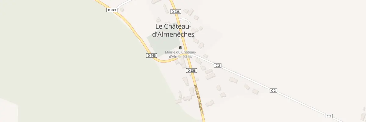 Plan du 20 Rte du Manoir au Château-d’Almenêches
