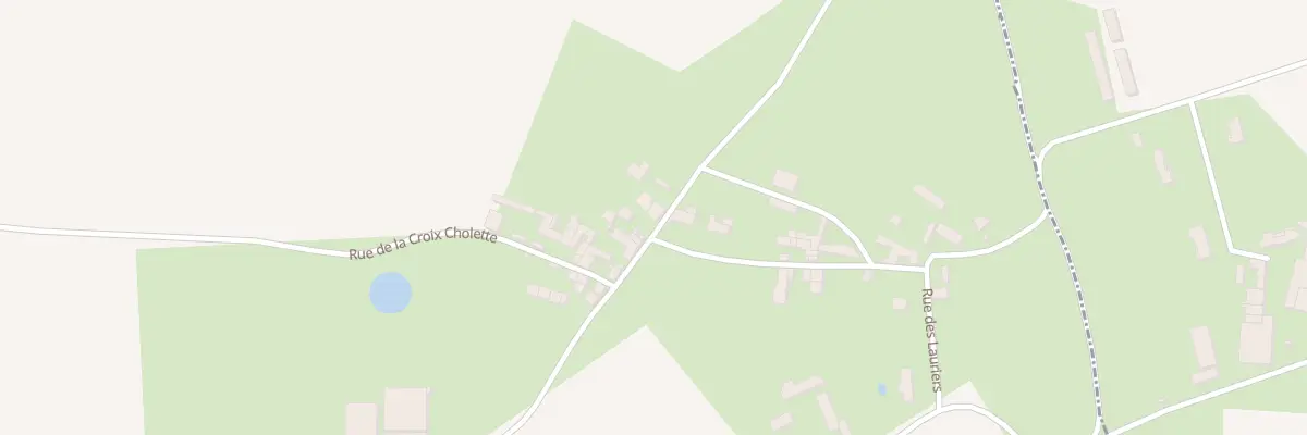 Plan du 13 Rue de la Croix Cholette à Messé