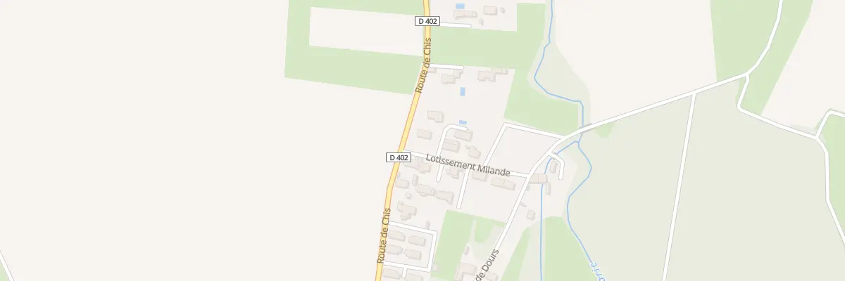 Plan du 7 Rte de Chis à Orleix