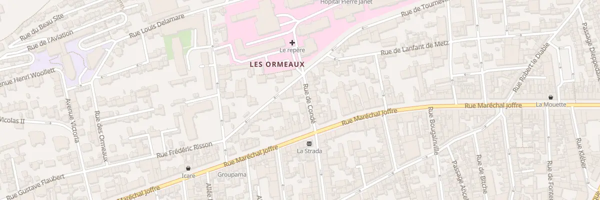 Plan du 3B Rue de Condé au Havre