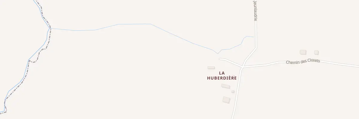 Plan du 24 La Huberdiere à Coudehard
