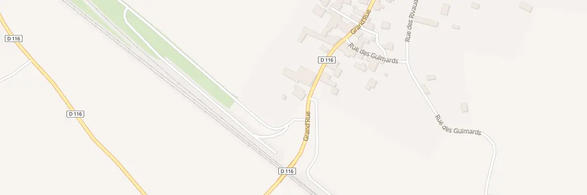 Plan du 12 Rue Grand Rue à Vervant