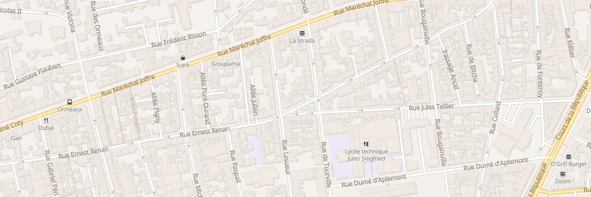 Plan du 3 Rue de Neustrie au Havre