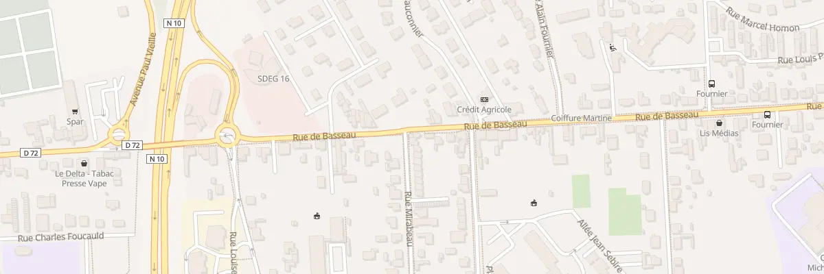 Plan du 299B Rue de Basseau à Angoulême