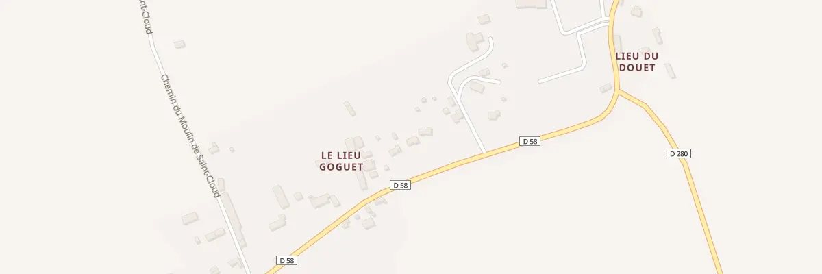 Plan du 5280 Le Lieu Goguet à Saint-Étienne-la-Thillaye