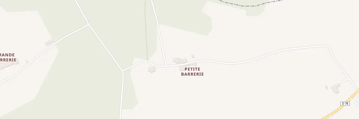 Plan du 5020 Petite Barrerie aux Essards