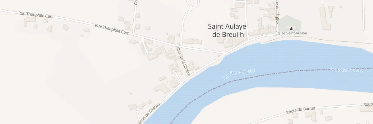 Plan du 100 Che de Gascou à Saint-Antoine-de-Breuilh