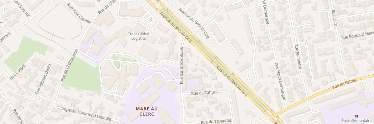 Plan du 36 Rue Sarah Bernhardt au Havre