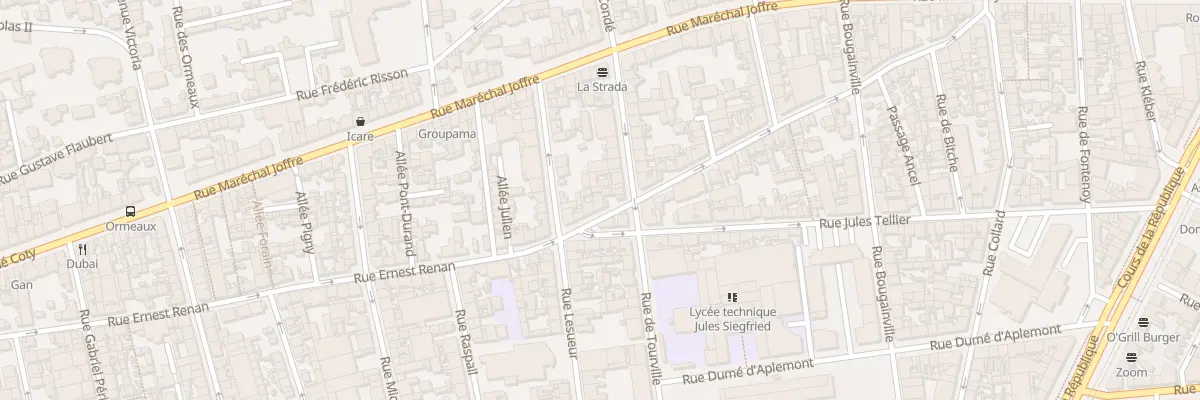Plan du 5 Rue de Neustrie au Havre