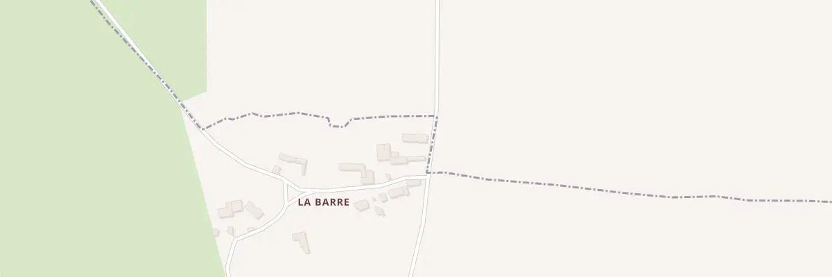 Plan du 2 Rte de la Foret de Meriget à Sauzé-entre-Bois