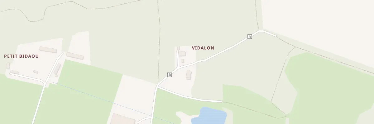 Plan du 5000 Vidalon à Saint-Pé-Saint-Simon