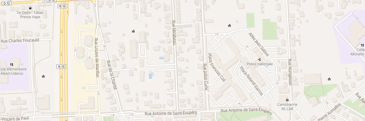 Plan du 23 Rue Mirabeau à Angoulême