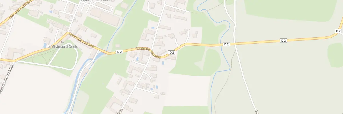 Plan du 12 Rte de Sabalos à Orleix