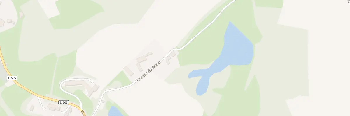 Plan du 12 Che du Béziat à Monfaucon