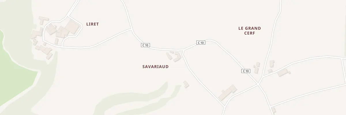 Plan du 120 Savariaud à Saint-Quentin-de-Caplong