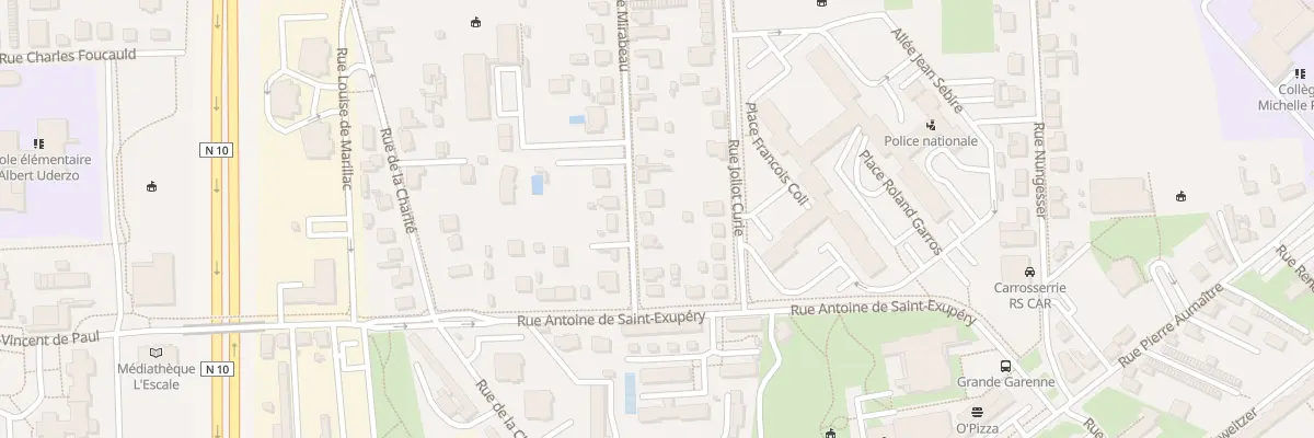 Plan du 35 Rue Mirabeau à Angoulême