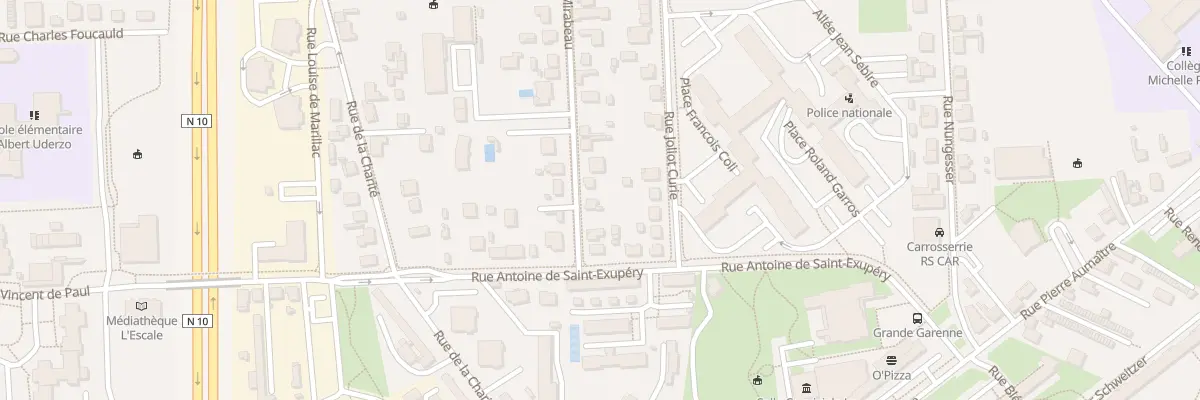 Plan du 37 Rue Mirabeau à Angoulême