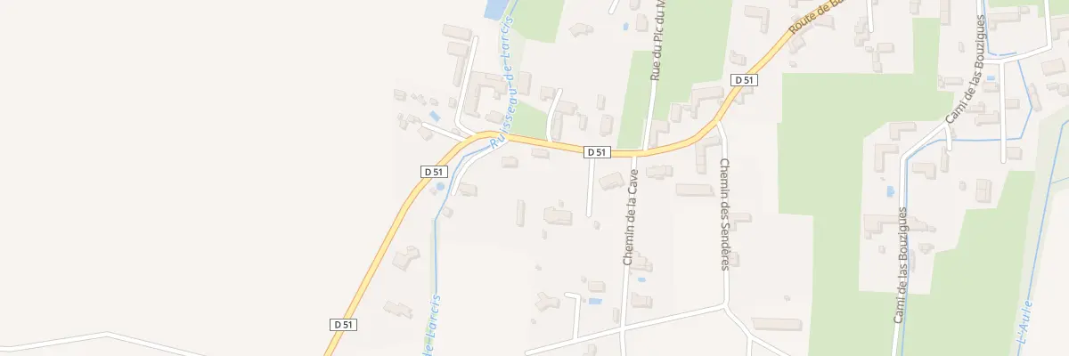 Plan du 13 Rte de Bazillac à Sarriac-Bigorre