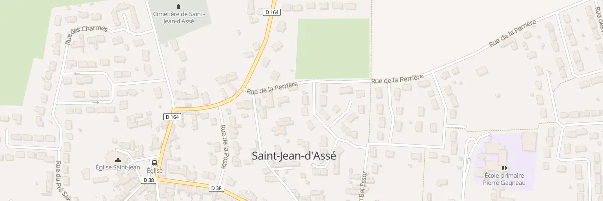 Plan du 2 Rue St Martin à Saint-Jean-d’Assé