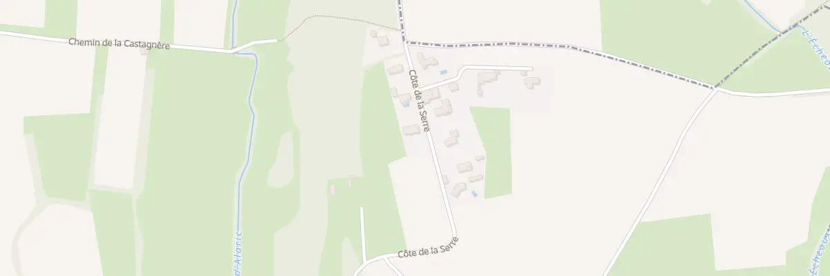 Plan du 23 Côte de la Serre à Bernac-Debat
