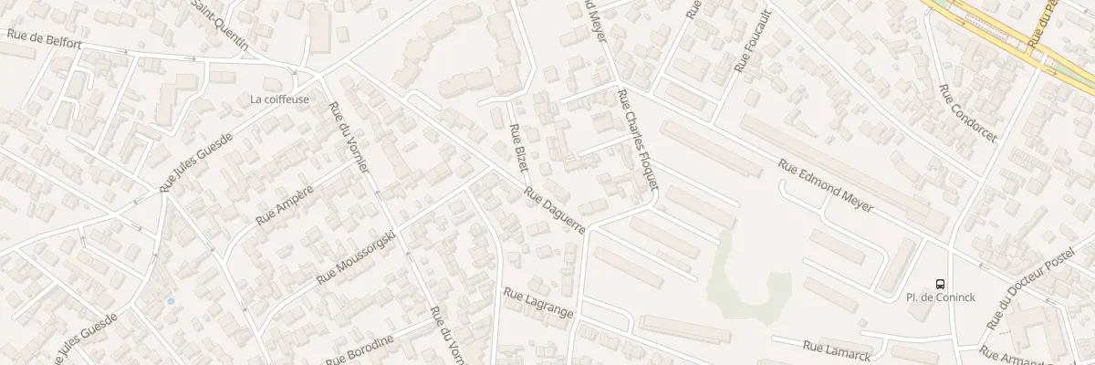 Plan du 8 Rue Daguerre au Havre