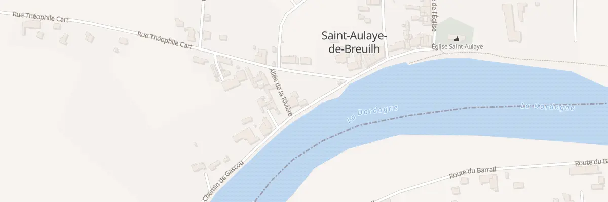 Plan du 74 Che de Gascou à Saint-Antoine-de-Breuilh