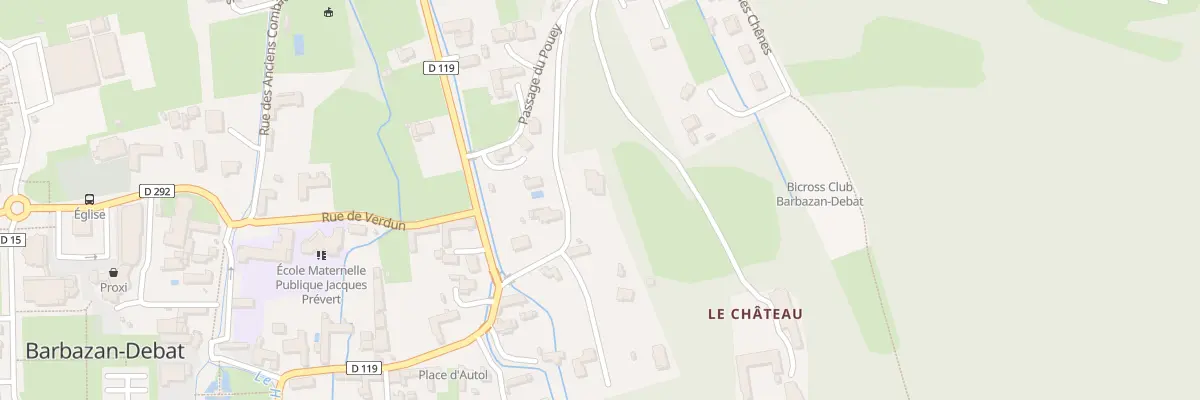 Plan du 5388 Rue Notre Dame de Piétat à Barbazan-Debat