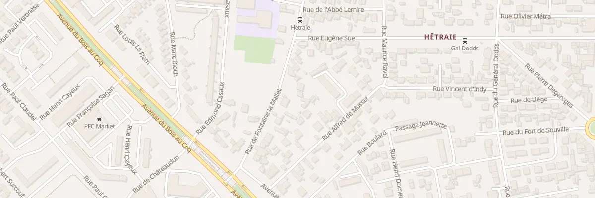 Plan du 22 Rue de Fontaine la Mallet au Havre